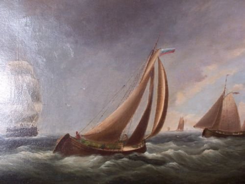 Early 19th C English School Oil